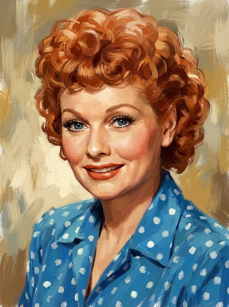 Memorial painted portrait sample